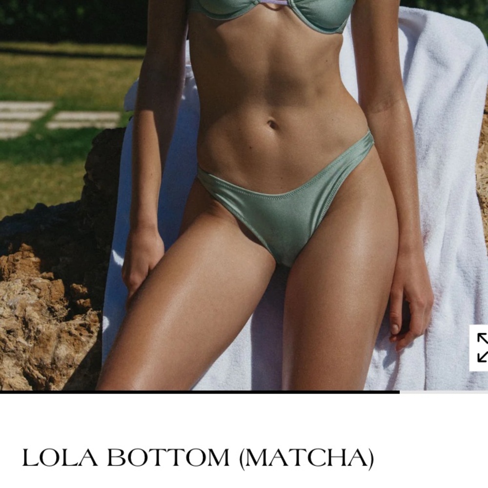 Matcha Colored Bikini Bottoms